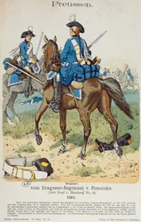 Dragoons in the Regiment von Pomeiske in 1762